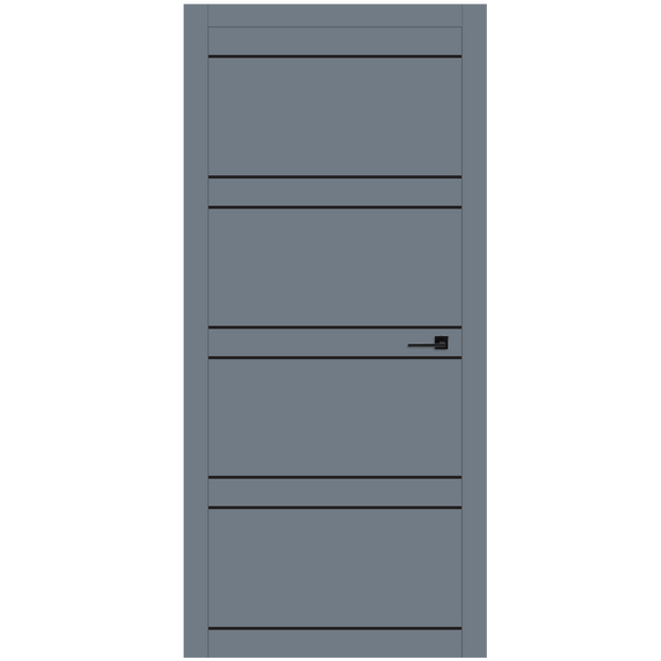 Молдінг 8, Всередину, Чорний, Ліва, 800&times;2000&ndash;2100 МЛ8І.60 фото